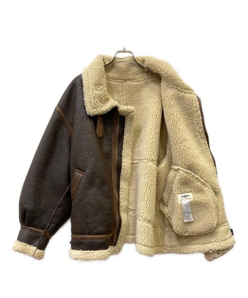 THROW（スロー）THROW (スロー) VINTAGE OVER B-3 ブラウン サイズ:1の古着・服飾アイテム