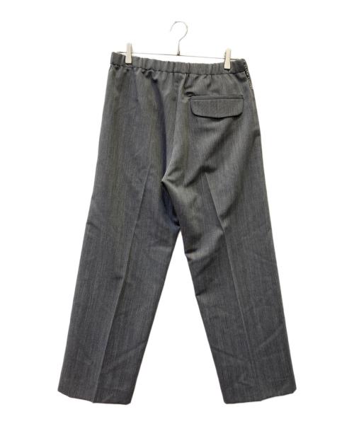 TOZAOU（トザオウ）TOZAOU (トザオウ) mini TRACK Slacks グレー サイズ:M 未使用品の古着・服飾アイテム