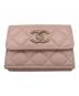CHANEL（シャネル）の古着「3つ折り財布」｜ピンク
