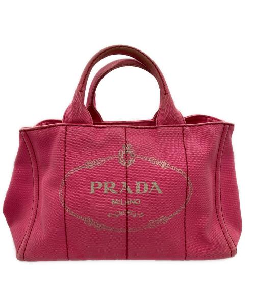 PRADA（プラダ）PRADA (プラダ) 2WAYショルダーバッグ ショッキングピンクの古着・服飾アイテム