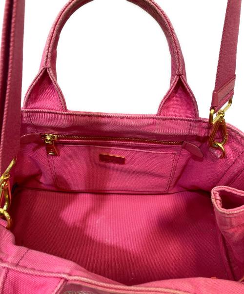 PRADA（プラダ）PRADA (プラダ) 2WAYショルダーバッグ ショッキングピンクの古着・服飾アイテム