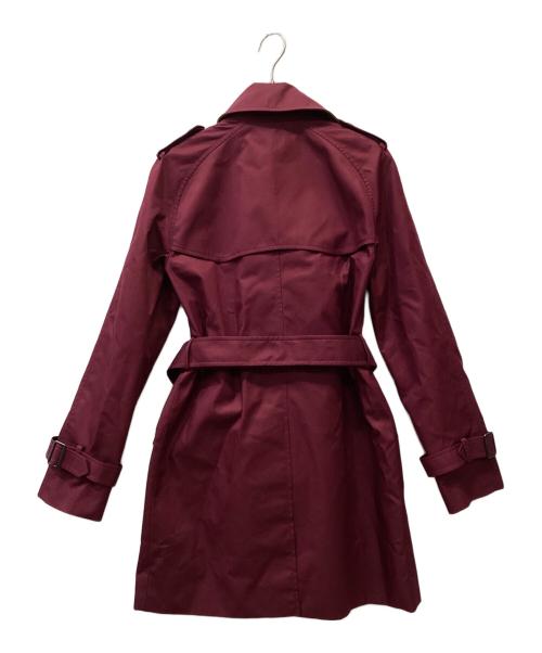 COACH（コーチ）COACH (コーチ) トレンチコート ワインレッド サイズ:XSの古着・服飾アイテム