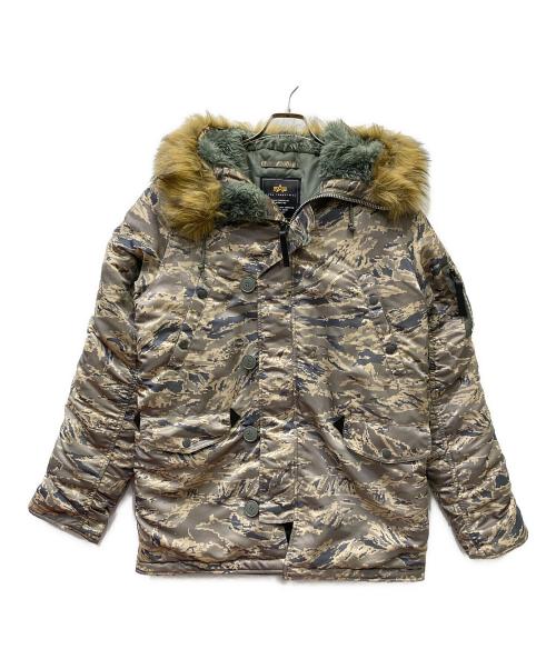 ALPHA（アルファ）ALPHA (アルファ) N-3B フライトジャケット グレー サイズ:Mの古着・服飾アイテム