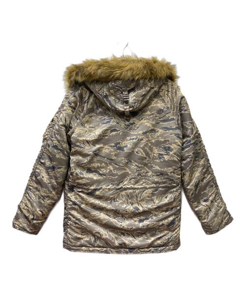 ALPHA（アルファ）ALPHA (アルファ) N-3B フライトジャケット グレー サイズ:Mの古着・服飾アイテム