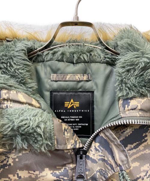 ALPHA（アルファ）ALPHA (アルファ) N-3B フライトジャケット グレー サイズ:Mの古着・服飾アイテム