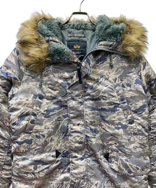 ALPHA（アルファ）ALPHA (アルファ) N-3B フライトジャケット グレー サイズ:Mの古着・服飾アイテム