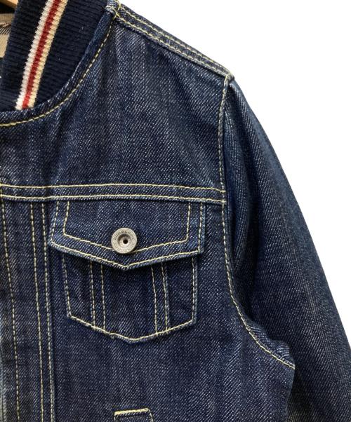 BURBERRY LONDON（バーバリーロンドン）BURBERRY LONDON (バーバリーロンドン) デニムジップアップジャケット サイズ:110cmの古着・服飾アイテム