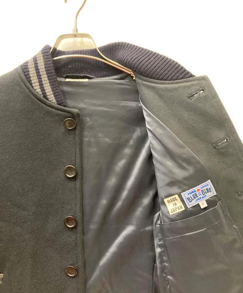 BLUE BLUE（ブルーブルー）BLUE BLUE (ブルーブルー) スタジャン ネイビー サイズ:1の古着・服飾アイテム