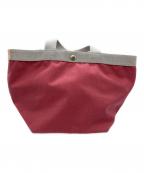 Herve Chapelierエルベシャプリエ）の古着「トートバッグ」｜グレー×ピンク