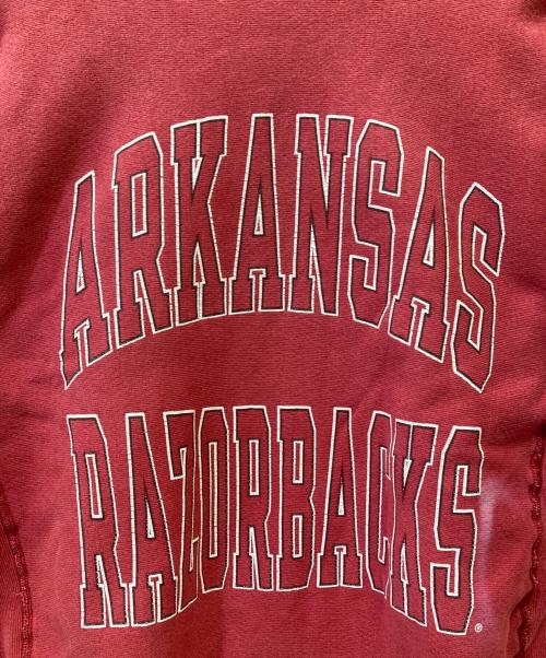 Champion REVERSE WEAVE（チャンピオン リバース ウィーブ）Champion REVERSE WEAVE (チャンピオン リバース ウィーブ) 90s Reverse Weave 2段プリントスウェット レッド サイズ:MEDIUMの古着・服飾アイテム