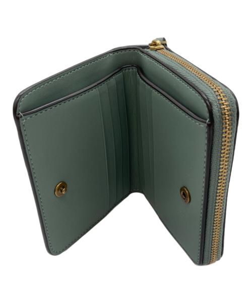 COACH（コーチ）COACH (コーチ) 2つ折り財布 グリーンの古着・服飾アイテム