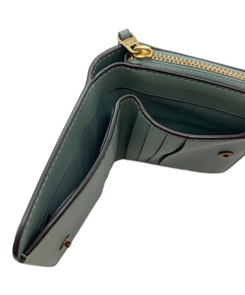 COACH（コーチ）COACH (コーチ) 2つ折り財布 グリーンの古着・服飾アイテム