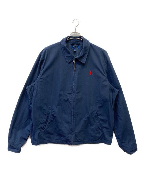 POLO RALPH LAUREN（ポロ・ラルフローレン）POLO RALPH LAUREN (ポロ・ラルフローレン) スイングトップジャケット ネイビー サイズ:XXLの古着・服飾アイテム