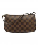 LOUIS VUITTONルイ ヴィトン）の古着「ナヴォナ ダミエ ポーチ」｜ブラウン