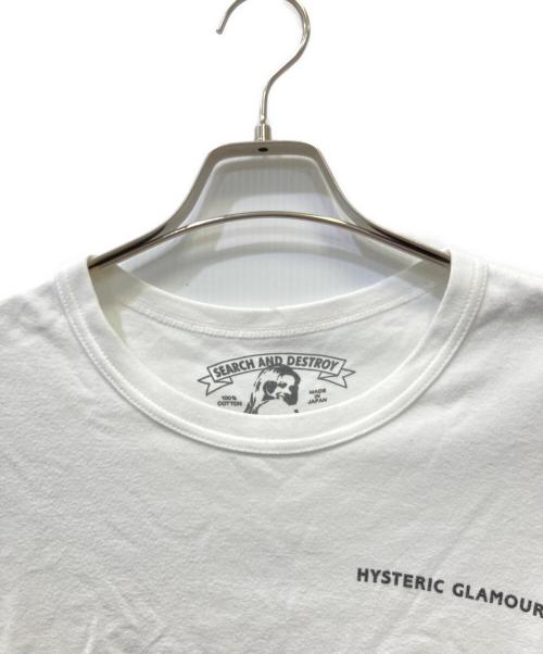 Hysteric Glamour（ヒステリックグラマー）Hysteric Glamour (ヒステリックグラマー) 半袖カットソー ホワイト サイズ:Ｍの古着・服飾アイテム