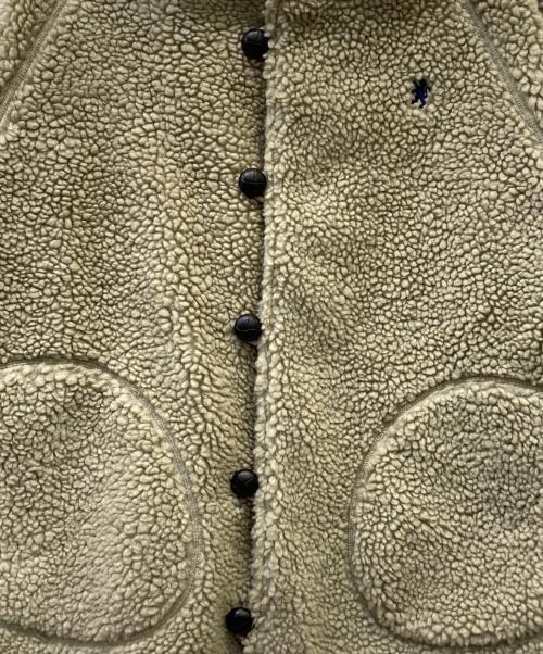 Gymphlex（ジムフレックス）Gymphlex (ジムフレックス) ボアフリースジャケット ベージュ サイズ:Mの古着・服飾アイテム