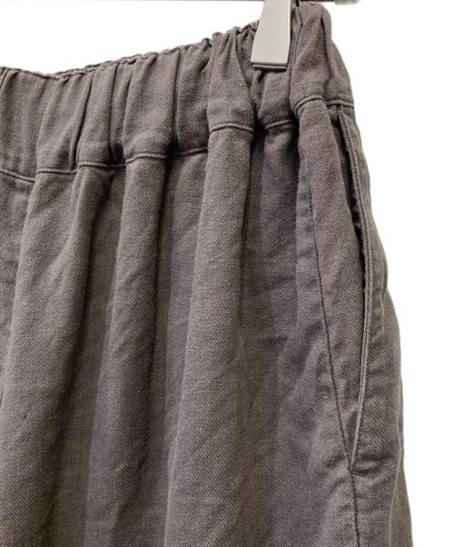 SHORT CUT FOR MARKS（ショートカットフォーマークス）SHORT CUT FOR MARKS (ショートカットフォーマークス) シルク混リネンワイドパンツ グレー サイズ:FREEの古着・服飾アイテム