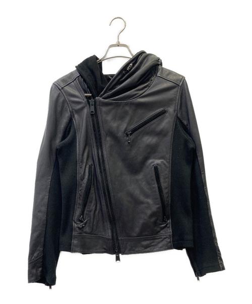 JOHNNY WOLF（ジョニーウルフ）JOHNNY WOLF (ジョニーウルフ) レザージャケット ブラック サイズ:SIZE 3の古着・服飾アイテム