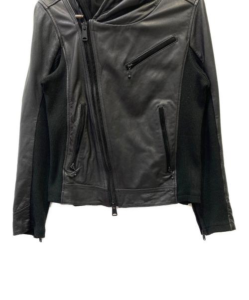 JOHNNY WOLF（ジョニーウルフ）JOHNNY WOLF (ジョニーウルフ) レザージャケット ブラック サイズ:SIZE 3の古着・服飾アイテム