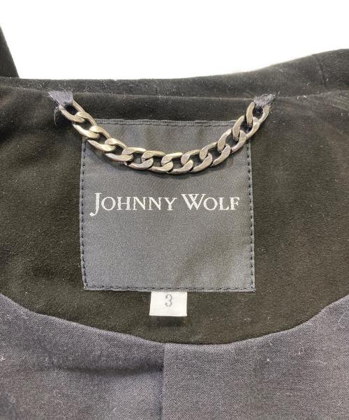 JOHNNY WOLF（ジョニーウルフ）JOHNNY WOLF (ジョニーウルフ) レザージャケット ブラック サイズ:SIZE 3の古着・服飾アイテム