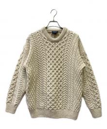Aran Woollen（アラン ウーレンミルズ）の古着「厚手ニット」｜アイボリー