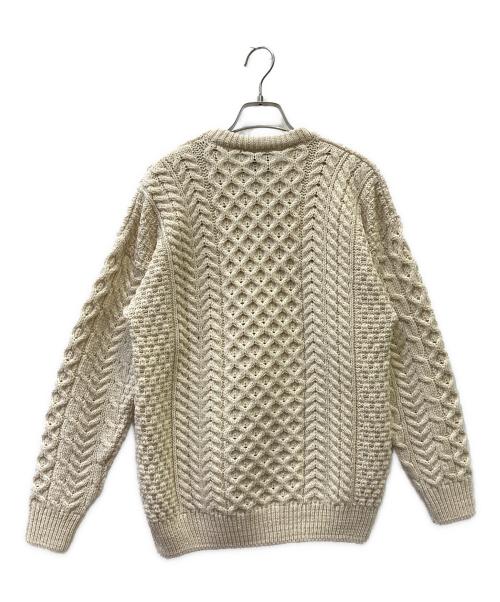 Aran Woollen（アラン ウーレンミルズ）Aran Woollen (アラン ウーレンミルズ) 厚手ニット アイボリー サイズ:XSの古着・服飾アイテム