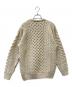 中古・古着 Aran Woollen (アラン ウーレンミルズ) 厚手ニット アイボリー サイズ:XS：5000円