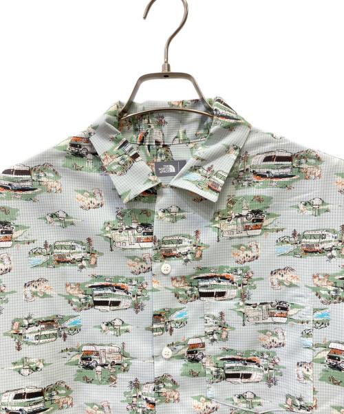 THE NORTH FACE（ザ ノース フェイス）THE NORTH FACE (ザ ノース フェイス) 半袖シャツ グリーン サイズ:Lの古着・服飾アイテム