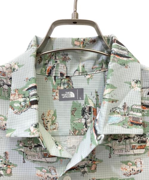 THE NORTH FACE（ザ ノース フェイス）THE NORTH FACE (ザ ノース フェイス) 半袖シャツ グリーン サイズ:Lの古着・服飾アイテム