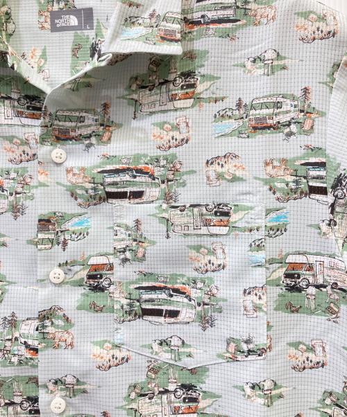 THE NORTH FACE（ザ ノース フェイス）THE NORTH FACE (ザ ノース フェイス) 半袖シャツ グリーン サイズ:Lの古着・服飾アイテム