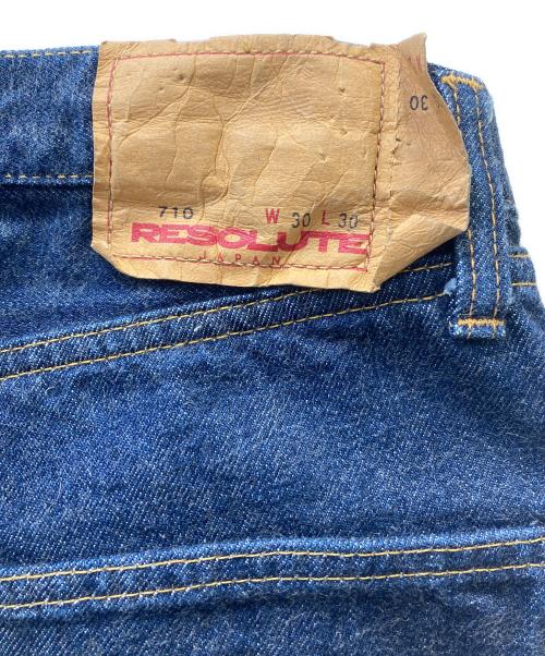RESOLUTE（リゾルト）RESOLUTE (リゾルト) セルビッチデニムパンツ インディゴ サイズ:30の古着・服飾アイテム