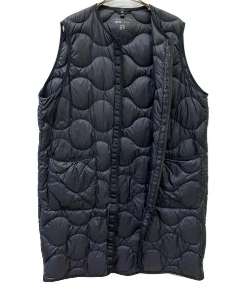 UNIQLO（ユニクロ）UNIQLO (ユニクロ) theory (セオリー) ウルトラライトロングダウンベスト ブラック サイズ:Mの古着・服飾アイテム
