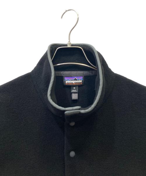 Patagonia SYNCHILLA（パタゴニア シンチラ）Patagonia SYNCHILLA (パタゴニア シンチラ) シンチラ スナップT プルオーバー ブラック サイズ:Mの古着・服飾アイテム