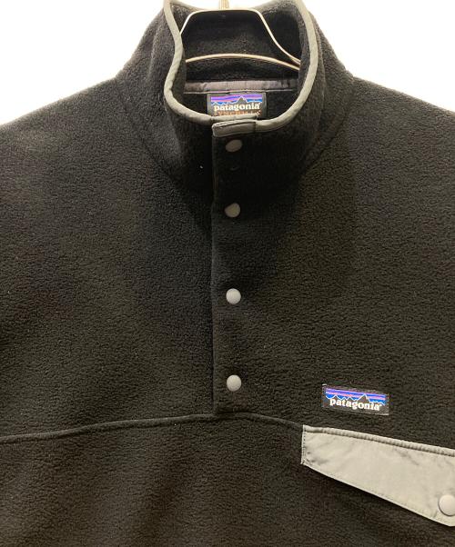Patagonia SYNCHILLA（パタゴニア シンチラ）Patagonia SYNCHILLA (パタゴニア シンチラ) シンチラ スナップT プルオーバー ブラック サイズ:Mの古着・服飾アイテム