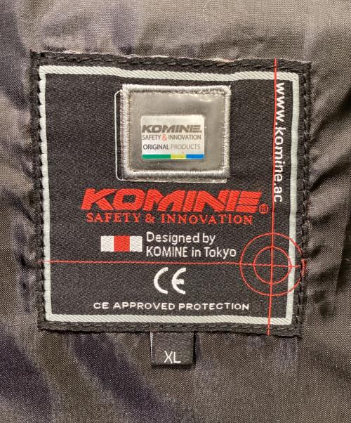 komine（コミネ）komine (コミネ) プロテクトウィンタージャケット ブラック サイズ:XLの古着・服飾アイテム