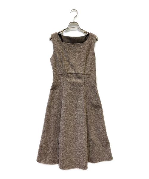 an another angelus（アンアナザーアンジェラス）an another angelus (アンアナザーアンジェラス) ノースリーブ・キャミソールワンピース ブラウン サイズ:Fの古着・服飾アイテム