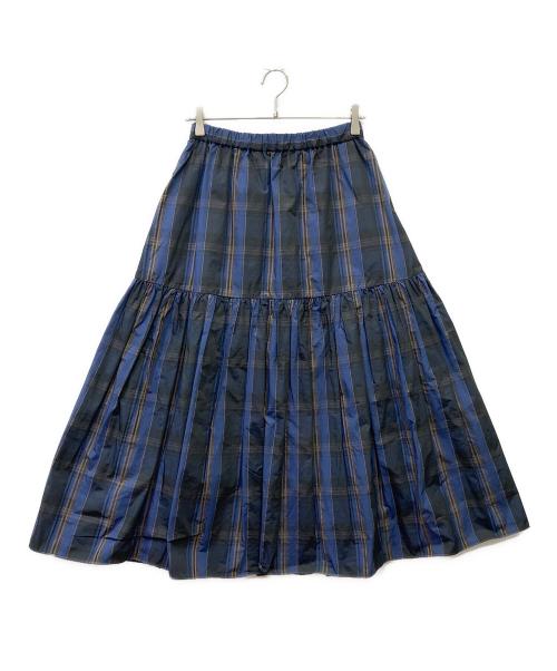 JOURNAL STANDARD（ジャーナルスタンダード）JOURNAL STANDARD (ジャーナルスタンダード) メモリーチェックスカート ネイビー×ブラック サイズ:36の古着・服飾アイテム