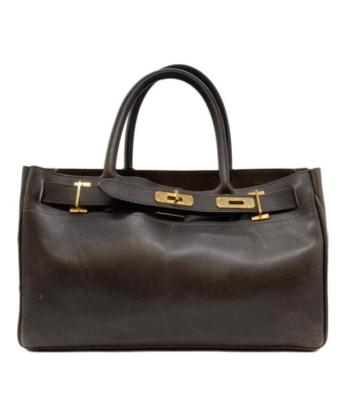 SITA PARANTICA（シータパランティカ）SITA PARANTICA (シータパランティカ) レザートートバッグ ブラウンの古着・服飾アイテム