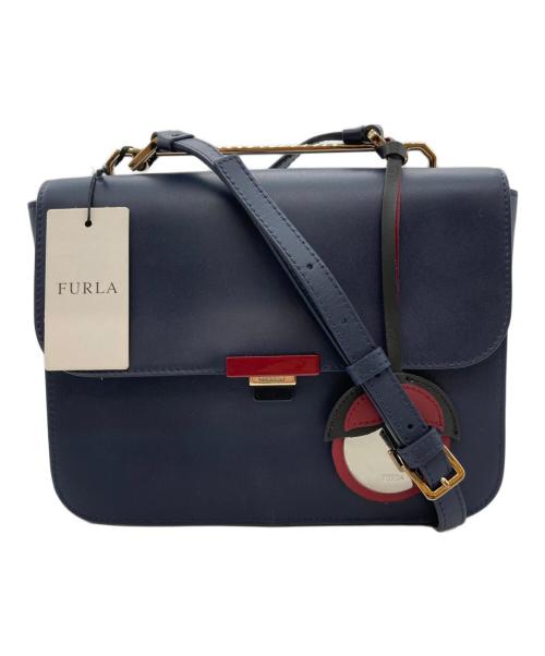 FURLA（フルラ）FURLA (フルラ) ショルダーバッグ ネイビーの古着・服飾アイテム
