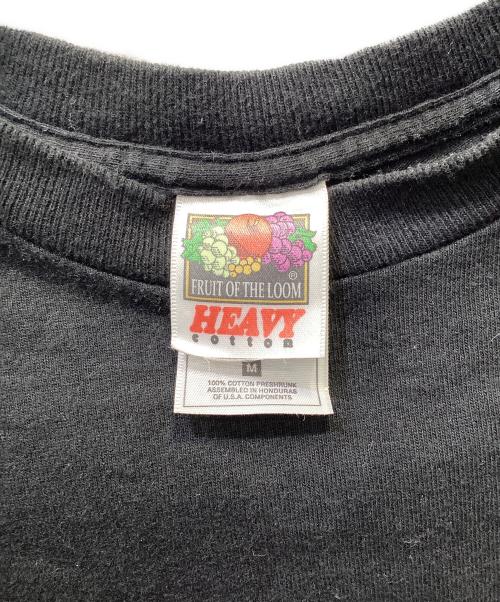 FRUIT OF THE LOOM（フルーツオブザルーム）FRUIT OF THE LOOM (フルーツオブザルーム) プリント半袖カットソー ブラック サイズ:Mの古着・服飾アイテム