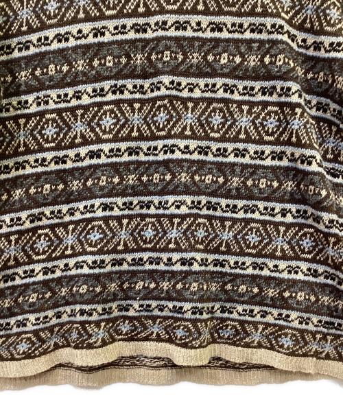 COMME des GARCONS HOMME（コムデギャルソン オム）COMME des GARCONS HOMME (コムデギャルソン オム) 薄手ニット ブラウン×ブルー サイズ:記載なしの古着・服飾アイテム