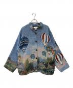 SUGAR STREETストリートシュガー）の古着「ゴブラン織ジャケット」｜ブルー