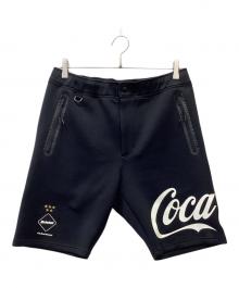 F.C.R.B.×Coca Cola（エフシーレアルブリストル×コカコーラ）の古着「ハーフパンツ」｜ブラック