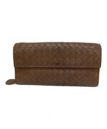 BOTTEGA VENETA（ボッテガベネタ）の古着「長財布」｜ブラウン