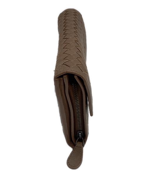 BOTTEGA VENETA（ボッテガベネタ）BOTTEGA VENETA (ボッテガベネタ) 長財布 ブラウンの古着・服飾アイテム