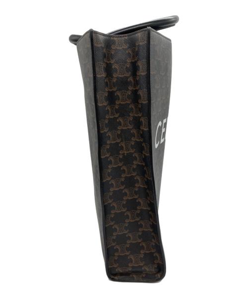 CELINE（セリーヌ）CELINE (セリーヌ) ハンドバッグ ブラック×ブラウンの古着・服飾アイテム