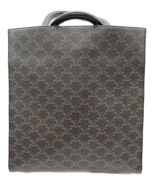 CELINE（セリーヌ）CELINE (セリーヌ) ハンドバッグ ブラック×ブラウンの古着・服飾アイテム