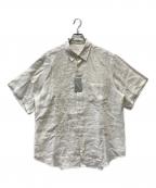 L'ECHOPPEレショップ）の古着「半袖シャツ」｜ベージュ