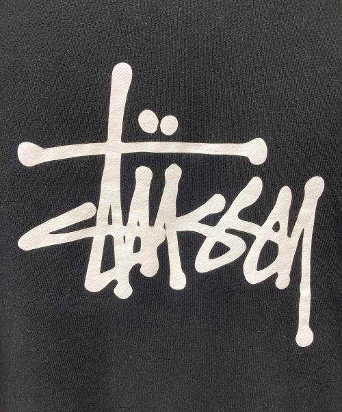stussy（ステューシー）stussy (ステューシー) ロゴプリントスウェット ブラック サイズ:Lの古着・服飾アイテム