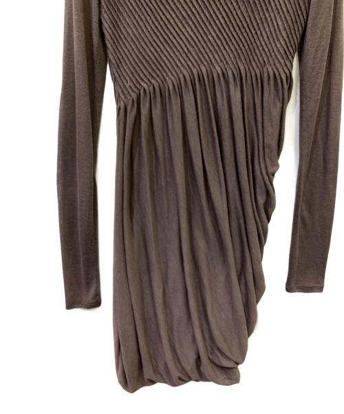 MAX&Co.（マックスアンドコー）MAX&Co. (マックスアンドコー) 長袖ワンピース グレー サイズ:S 未使用品の古着・服飾アイテム